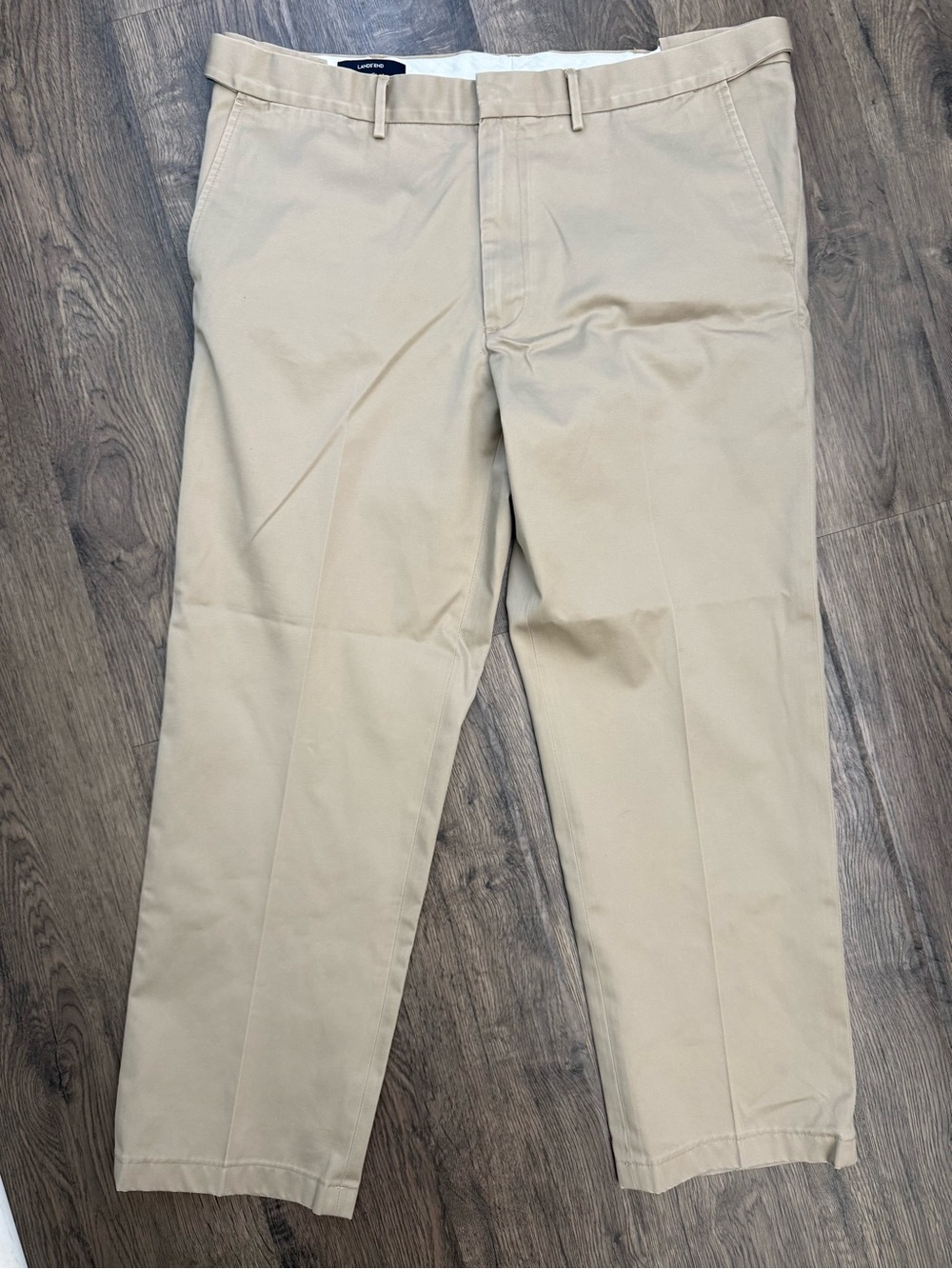 Lands End Classic Clothing Traditional Fit Chinos Dress Pants Size 36